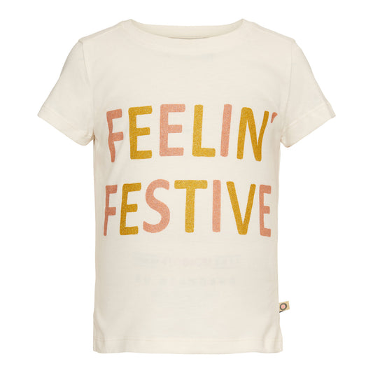 Ujalla T-shirt s/slv - Feather White