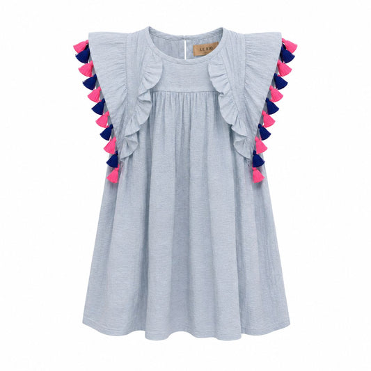 Ebby Dress - Powder Blue