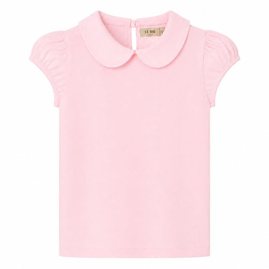 Heidi Top s/slv - Powder Pink