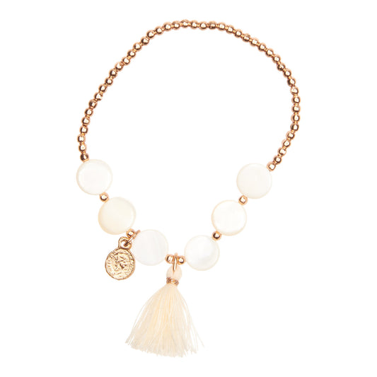 Alya Bracelet – Feather White