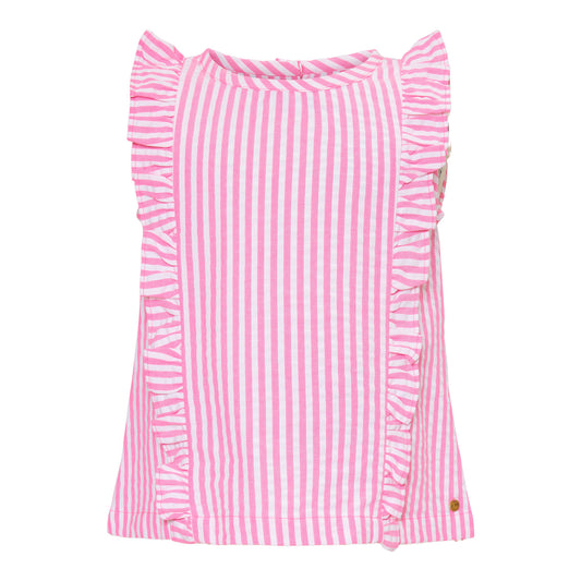 Zwaantje Top slv/less - Neon Pink